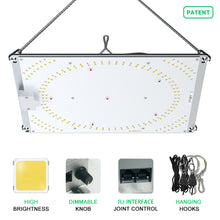 Load image into Gallery viewer, Patented 100W  board LED Grow Light with Uniform Light Distribution
