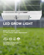 Load image into Gallery viewer, 800W Foldable LED Grow Light Waterproof IP66 8 Bars Grow Lamp
